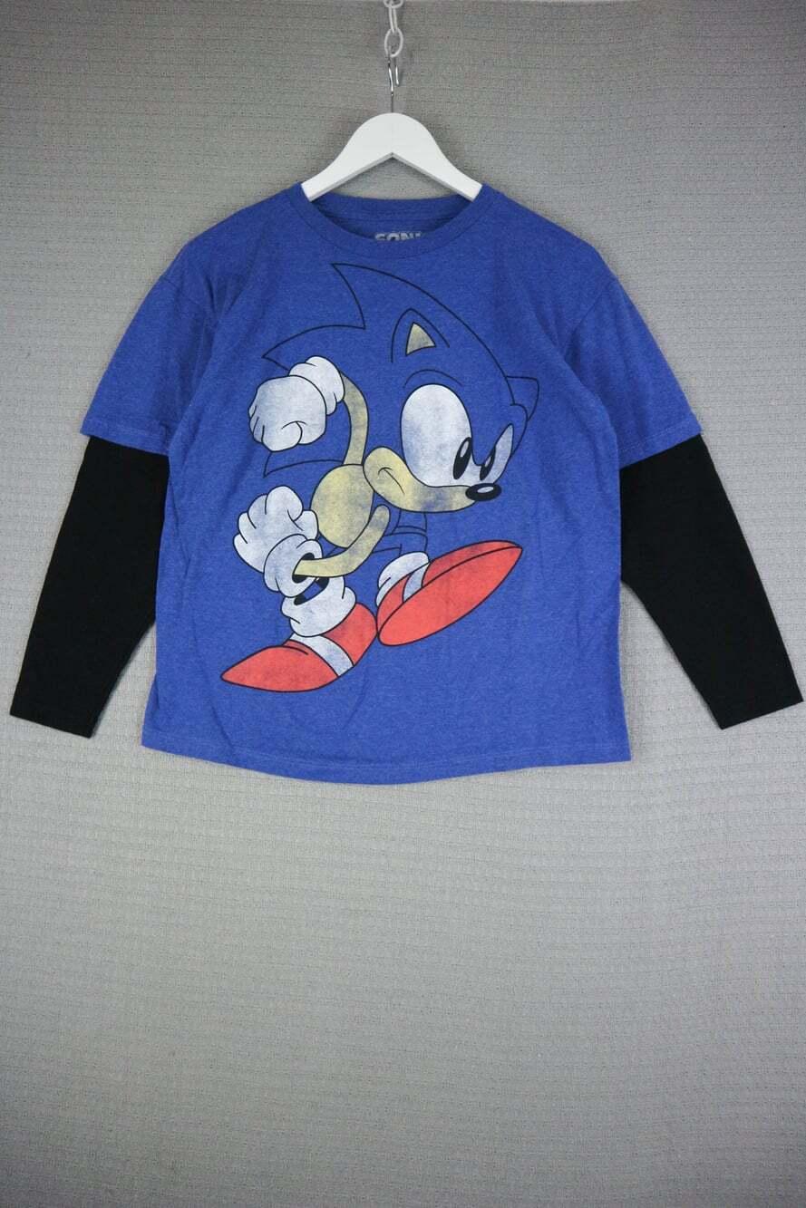 Sonic The Hedgehog Youth Large fits Womens Small Sega